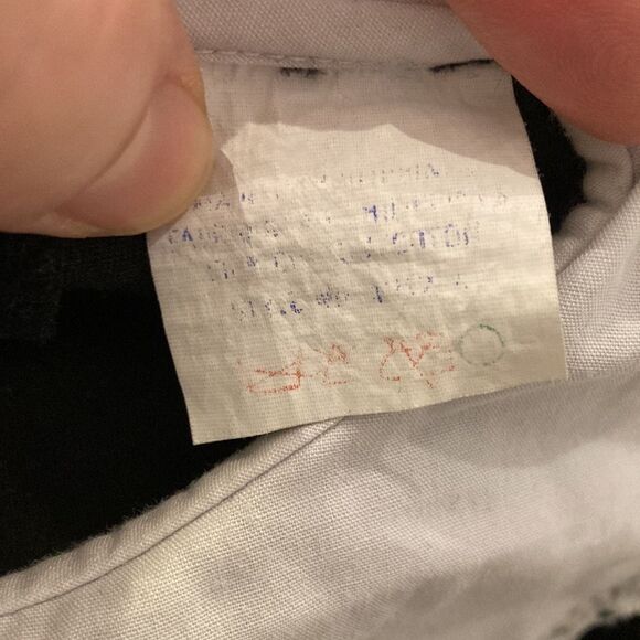 Vintage Black Velvet White Lace Collar Baby Girl Dress 12 Months Cottagecore - Picture 6 of 6